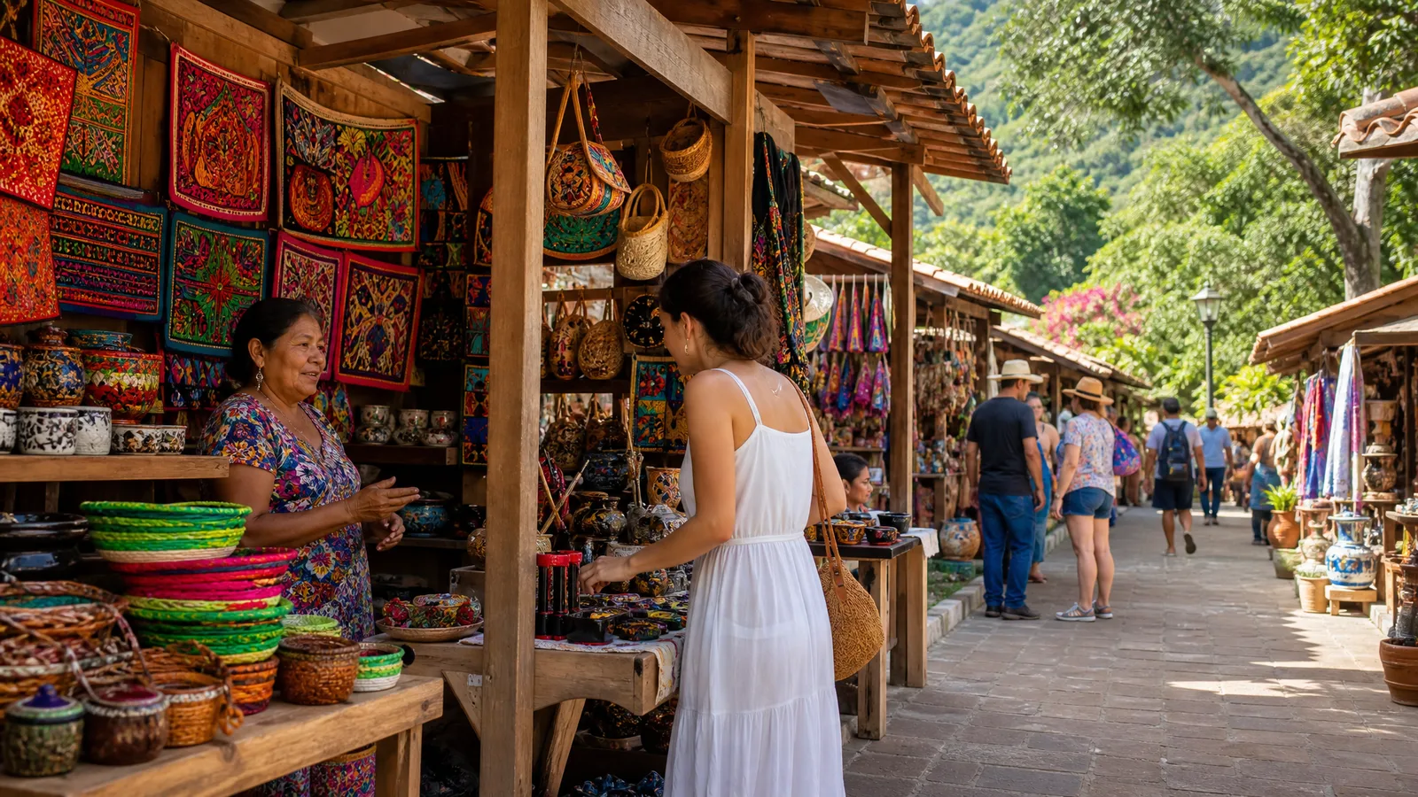 Mercado artesanal de El Valle de Antón